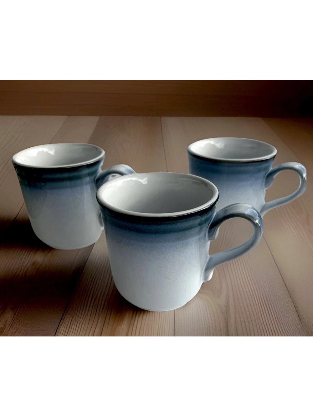 VTG NORITAKE ‘SORCERER’ Stoneware  Coffee Mugs SET OF 3 Japan